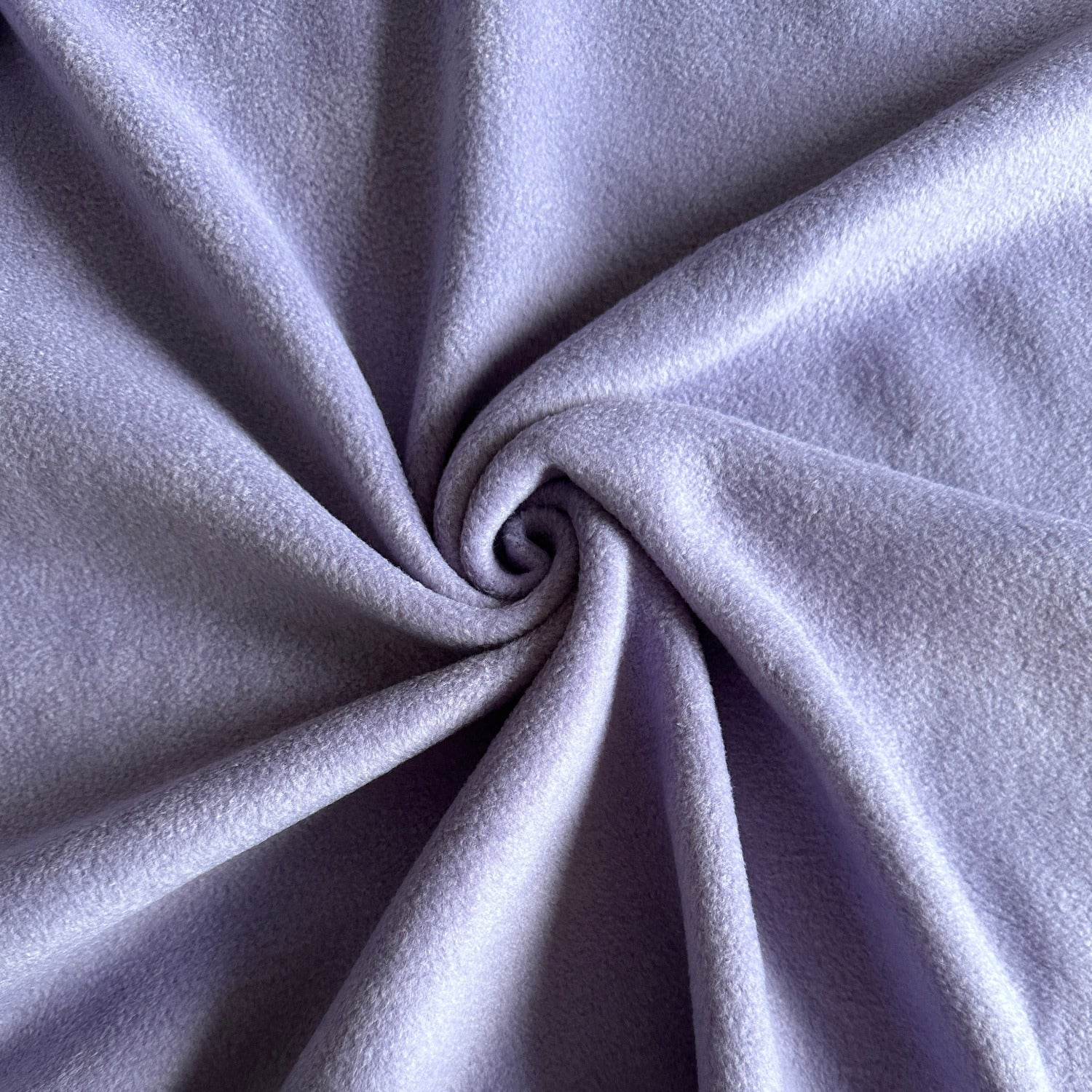 Sherpa Fleece Fabric in Lilac