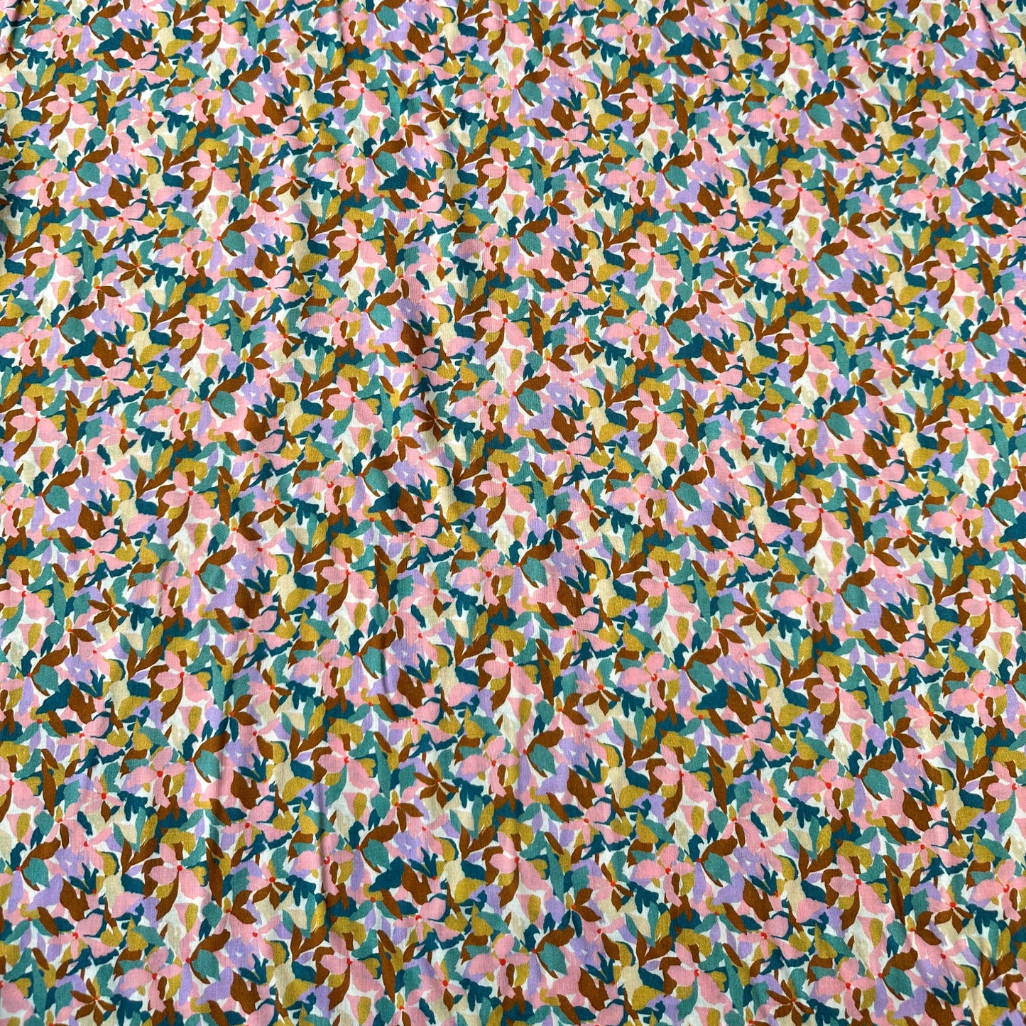 Pretty Floral Viscose Fabric