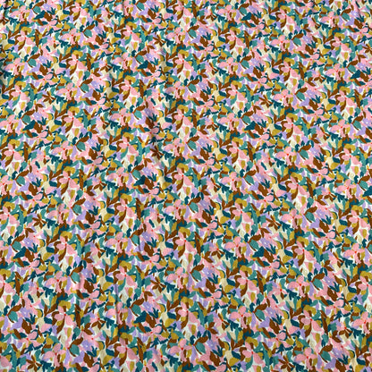Pretty Floral Viscose Fabric