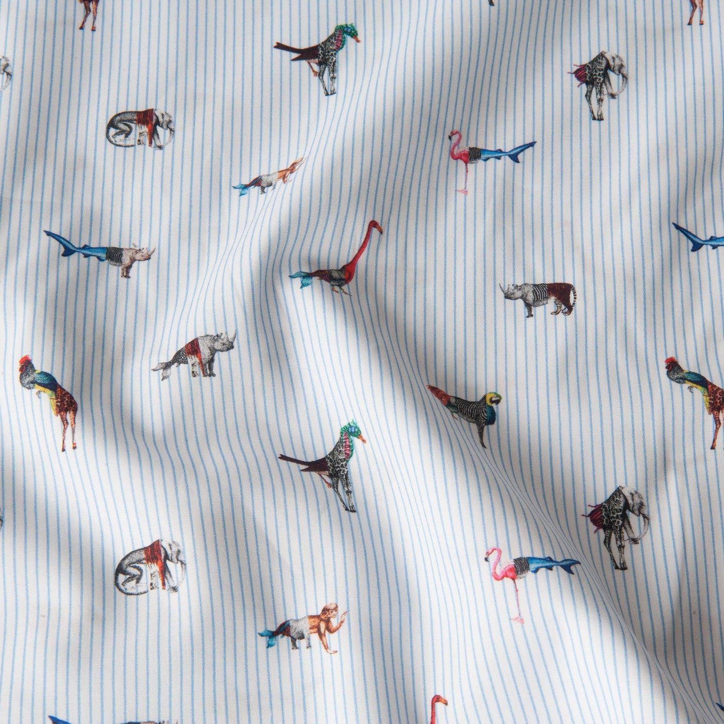 Quirky Animals Cotton Poplin Fabric - 60cm