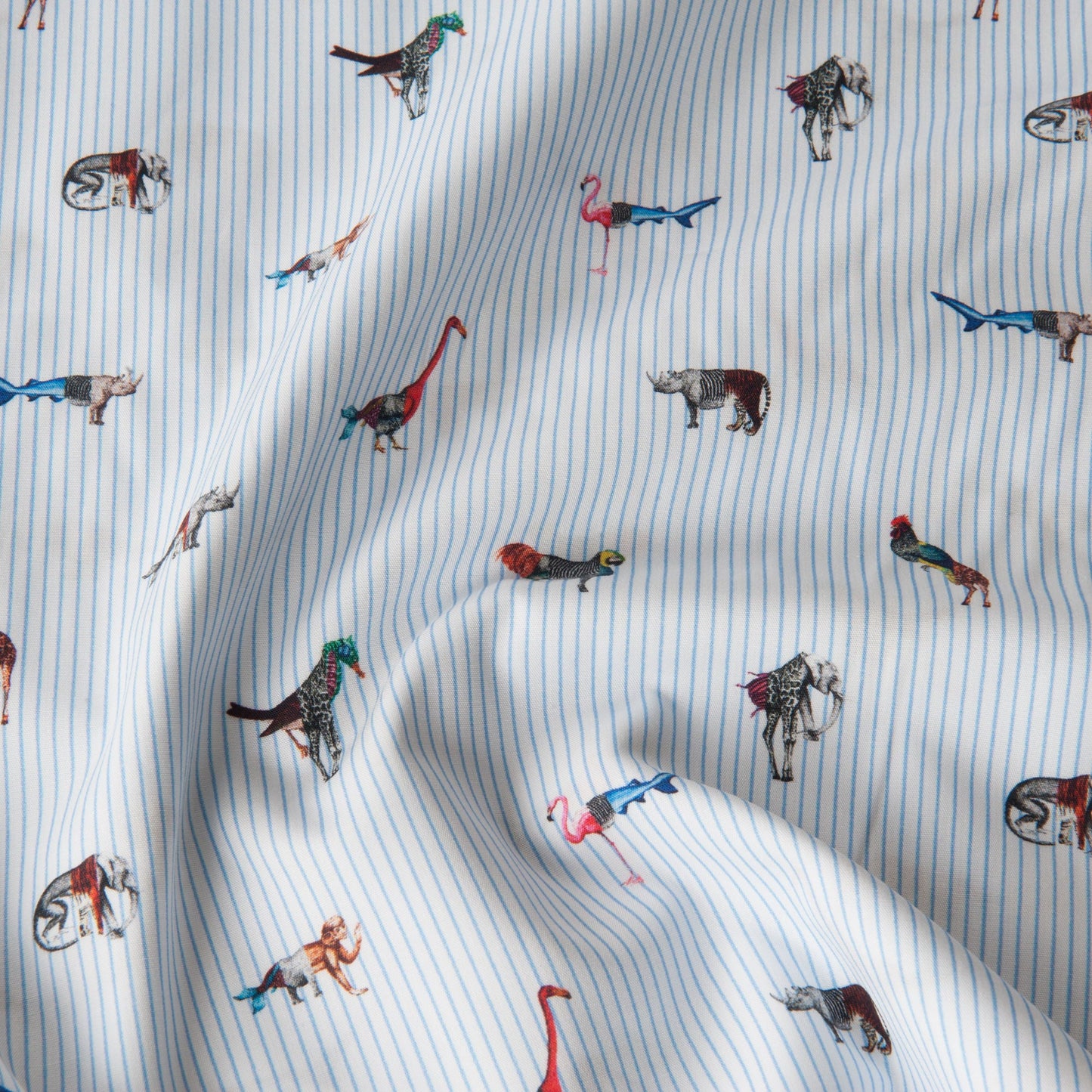 Quirky Animals Cotton Poplin Fabric - 60cm