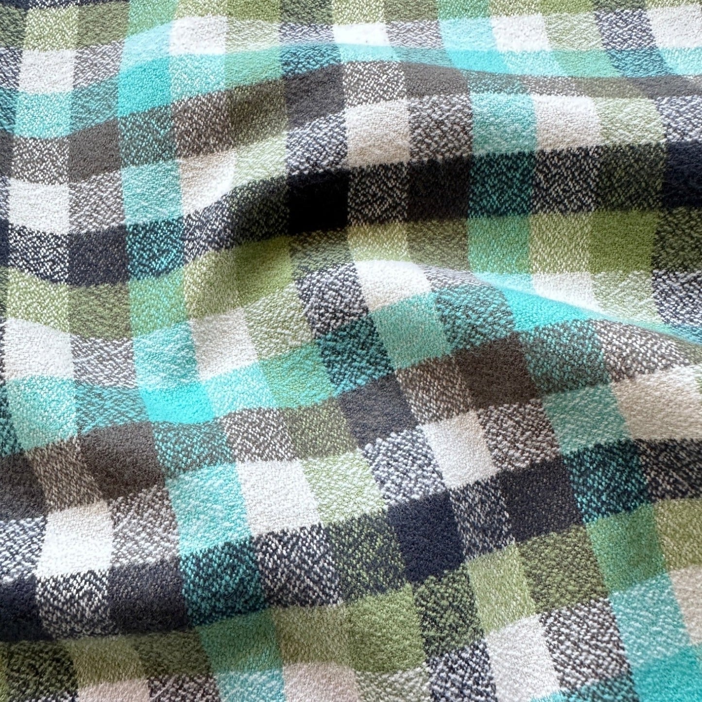 Robert Kaufman Mammoth Junior Cotton Flannel Fabric - Sage