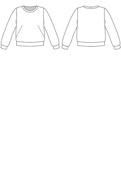 Sloane Sweatshirt Sewing Pattern - Named