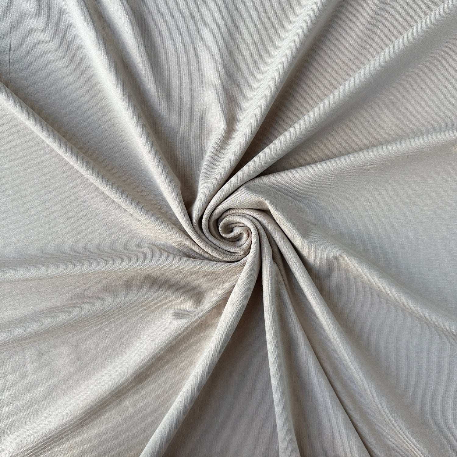 Stone Viscose Jersey Fabric