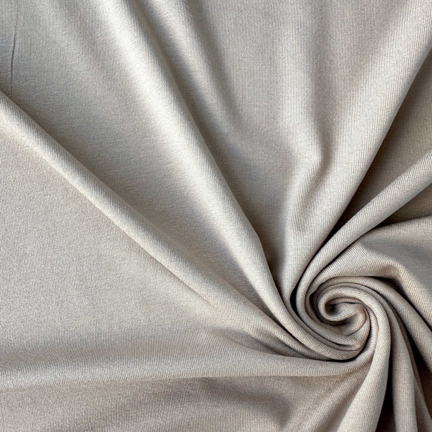 Stone Viscose Jersey Fabric