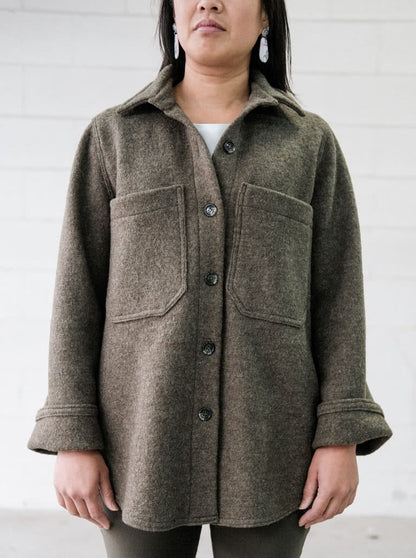 Logan Shacket Sewing Pattern (Size 18 - 30) - Style Arc