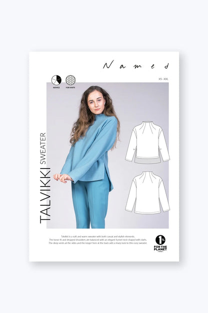 Talvikki Sweater Sewing Pattern - Named