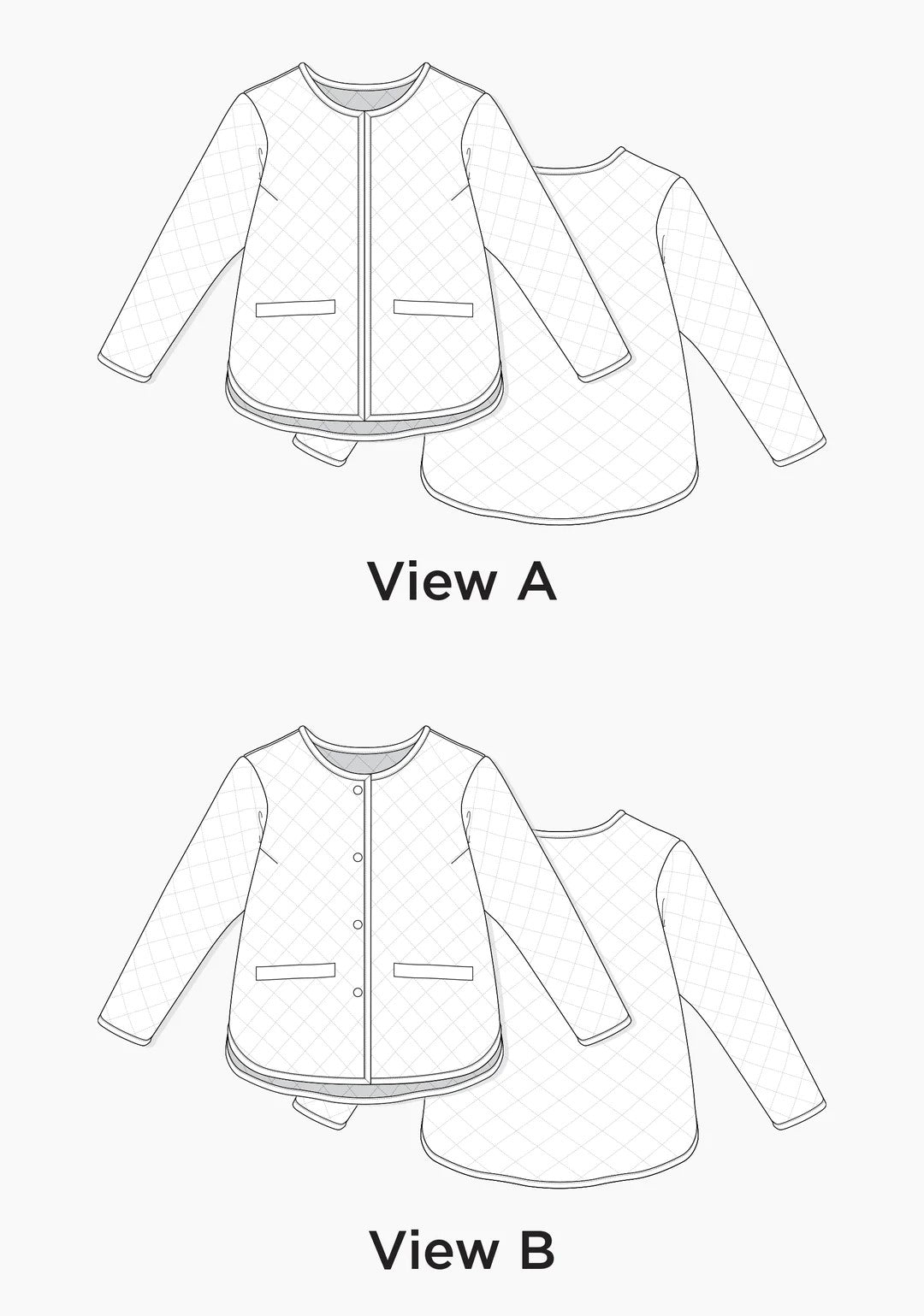 Tamarack Jacket Sewing Pattern (Size 14-30) - Grainline Studio