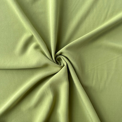 Textured Viscose Fabric in Olive Green