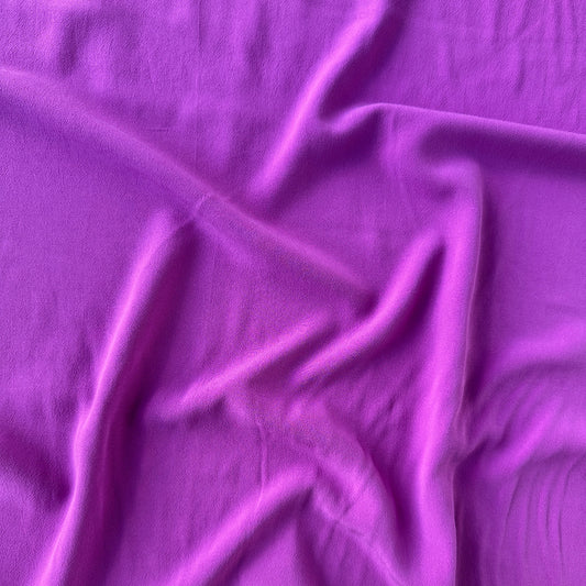Textured Viscose Fabric in Purple