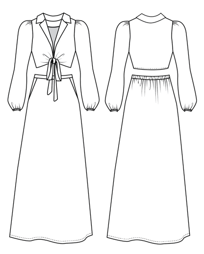 The Saturday Skirt Set Sewing Pattern - Friday Pattern Company