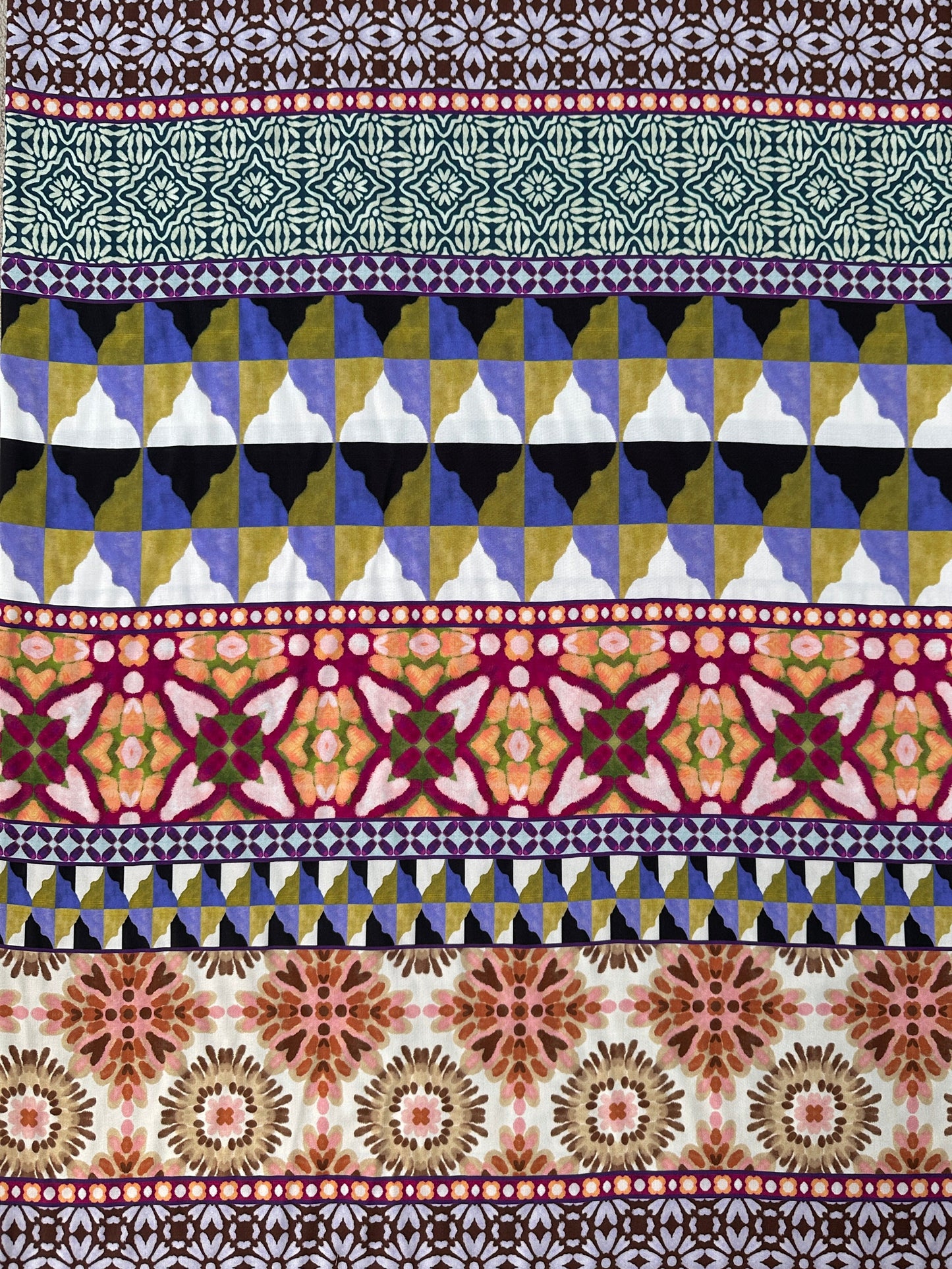 Tiles Tencel Lawn Dressmaking Fabric