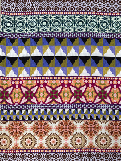 Tiles Tencel Lawn Dressmaking Fabric