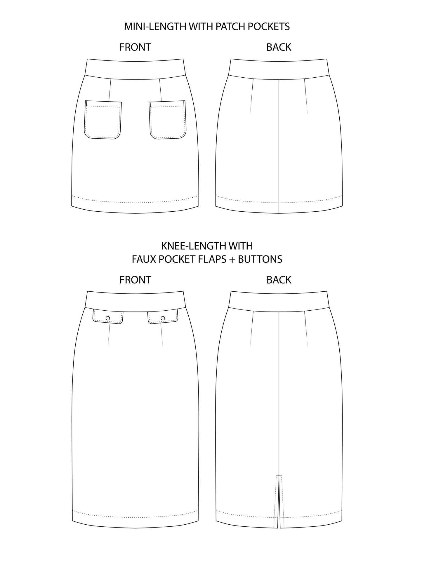 Ramona Skirt Sewing Pattern - Tilly and the Buttons