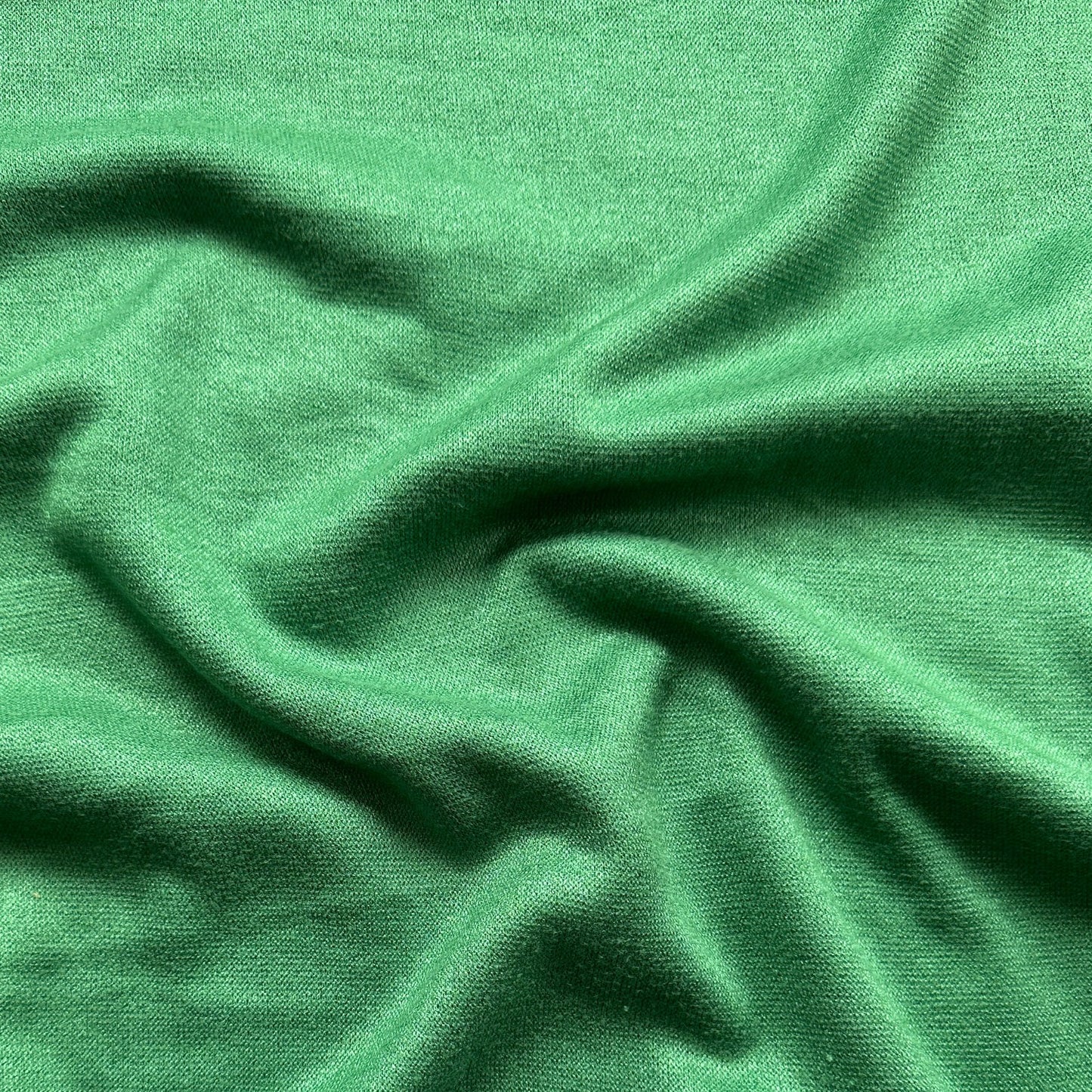 Viscose Blend Knit Fabric in Green