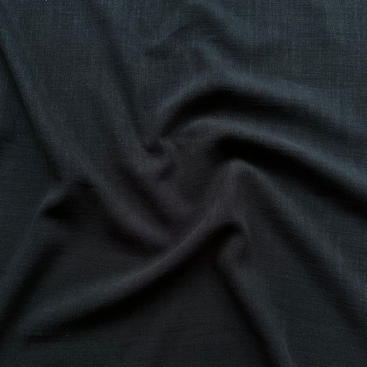 Viscose Linen Fabric in Indigo