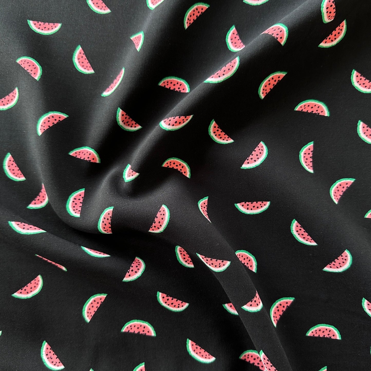Watermelon Viscose Fabric