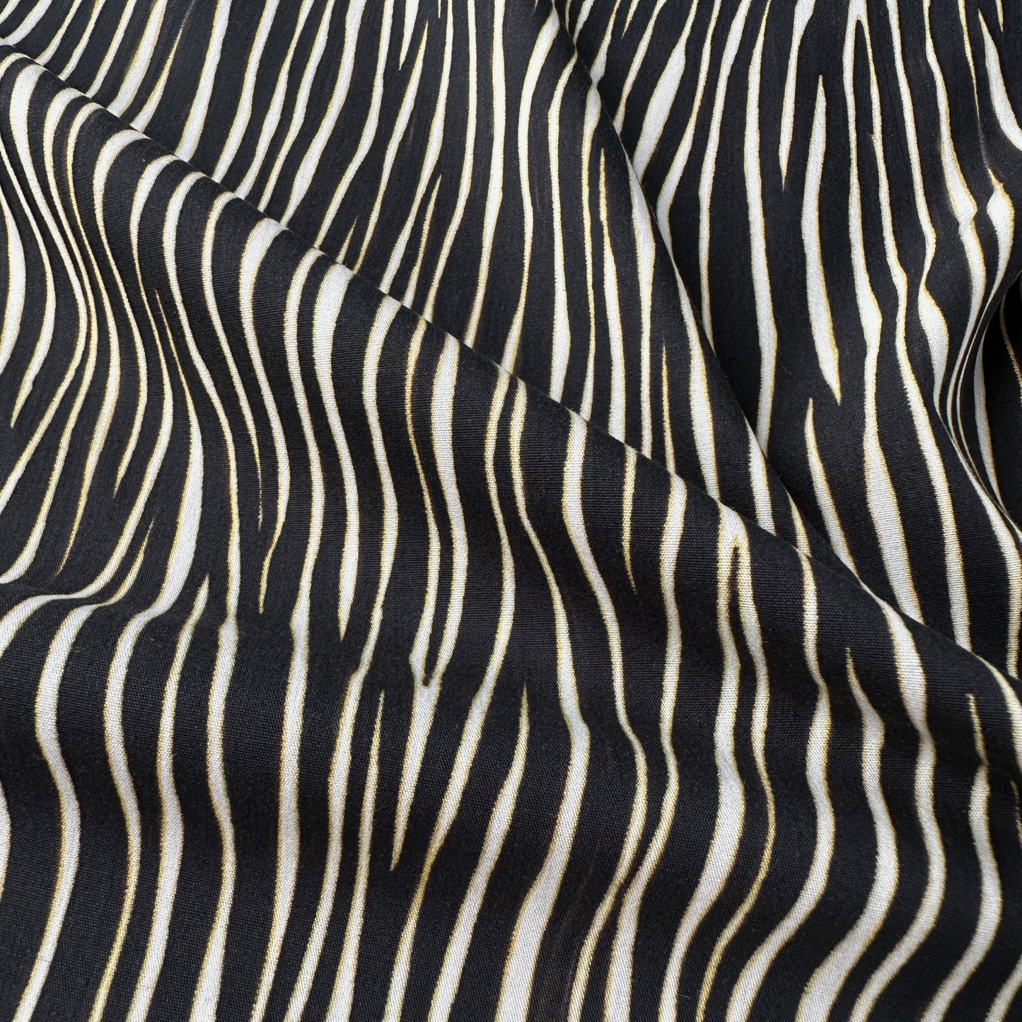 Zebra Cotton Poplin Fabric