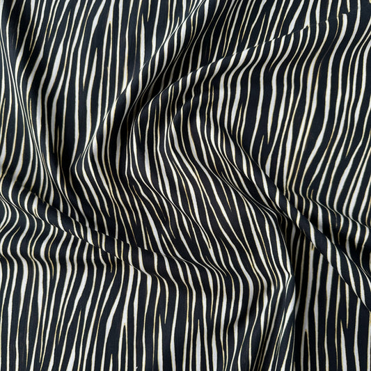 Zebra Cotton Poplin Fabric