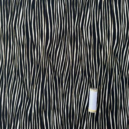 Zebra Cotton Poplin Fabric