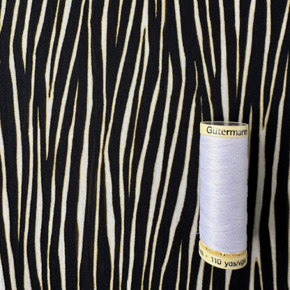 Zebra Cotton Poplin Fabric