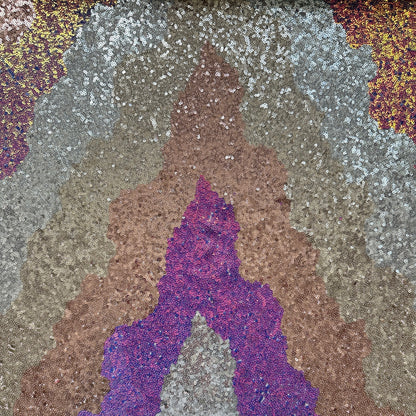 Zig Zag Sparkly Sequin Fabric