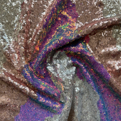 Zig Zag Sparkly Sequin Fabric