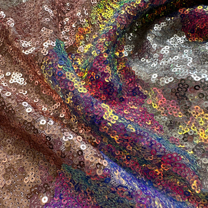 Zig Zag Sparkly Sequin Fabric