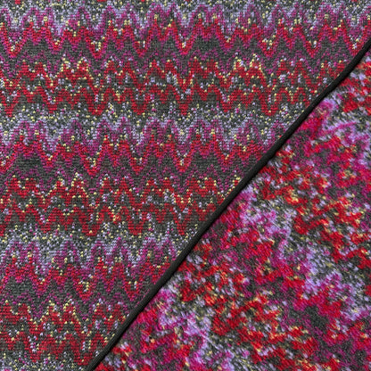 Zig Zag Knitted Fabric