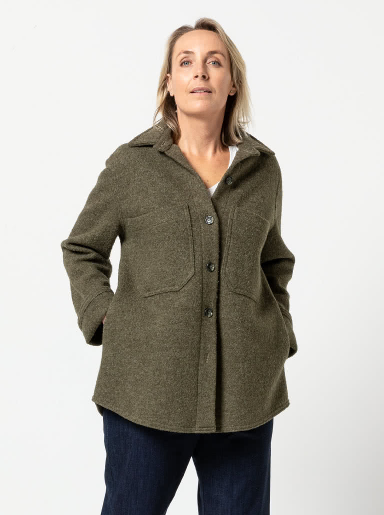 Logan Shacket Sewing Pattern (Size 18 - 30) - Style Arc – Sew Sew Sew