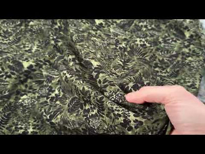 Foliage Lyocell Fabric in Green