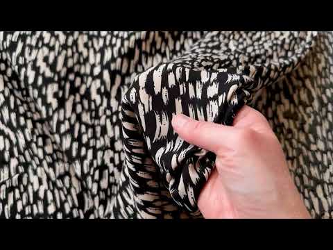 Video of brushstrokes viscose fabric moving and draping