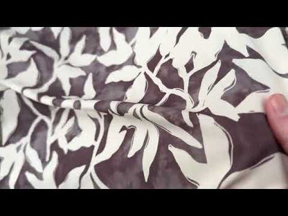 Leaves Lyocell Fabric in Mauve