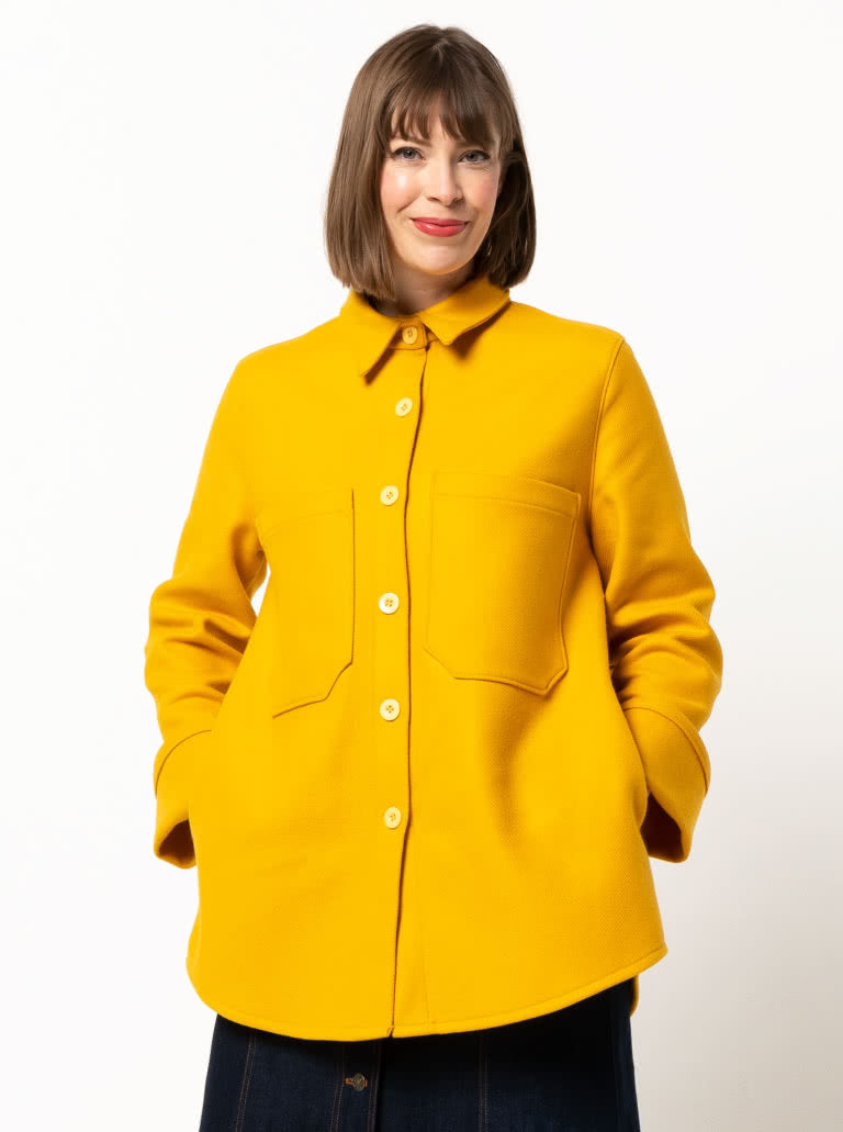 Logan Shacket Sewing Pattern (Size 18 - 30) - Style Arc – Sew Sew Sew