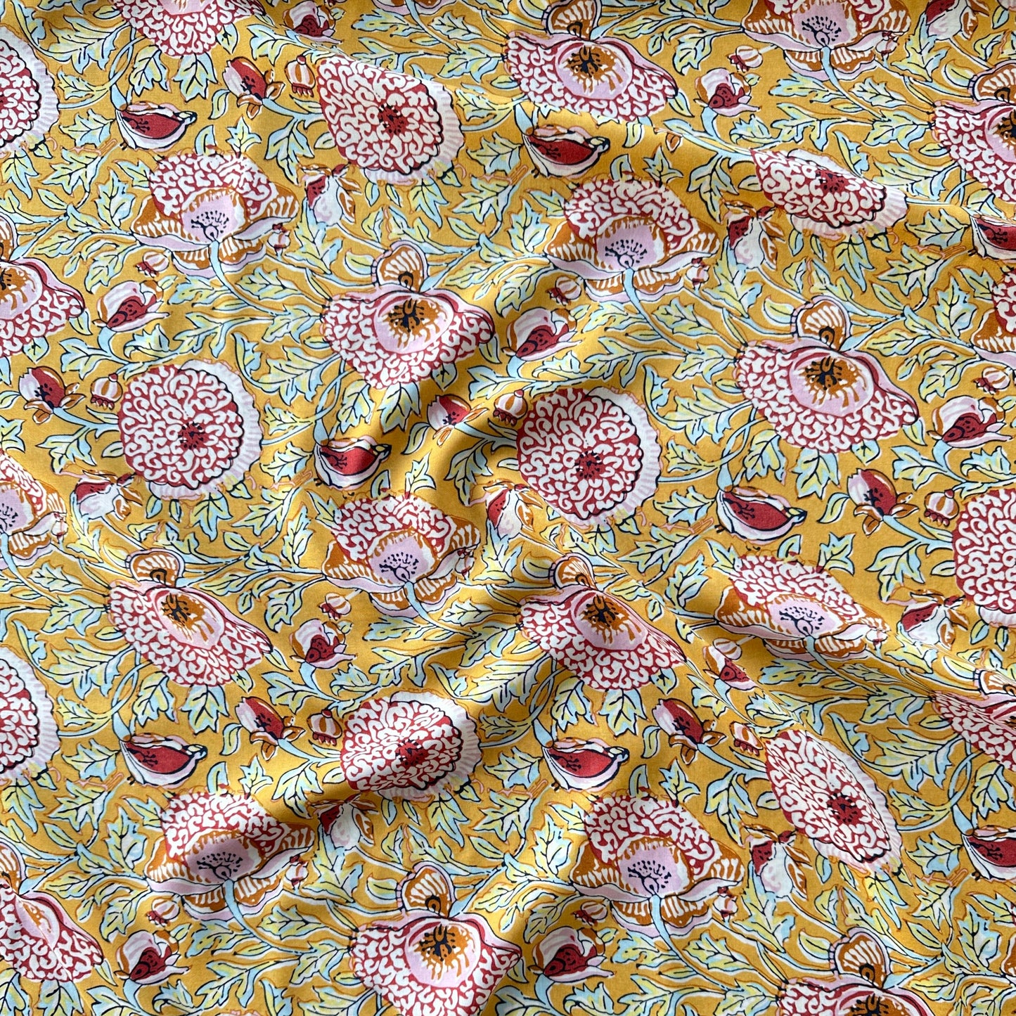 Andrea Tencel Lawn Fabric in Mustard