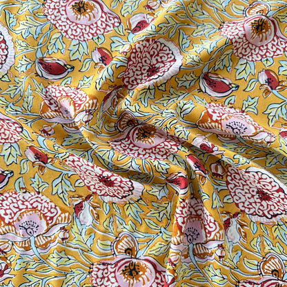 Andrea Tencel Lawn Fabric in Mustard