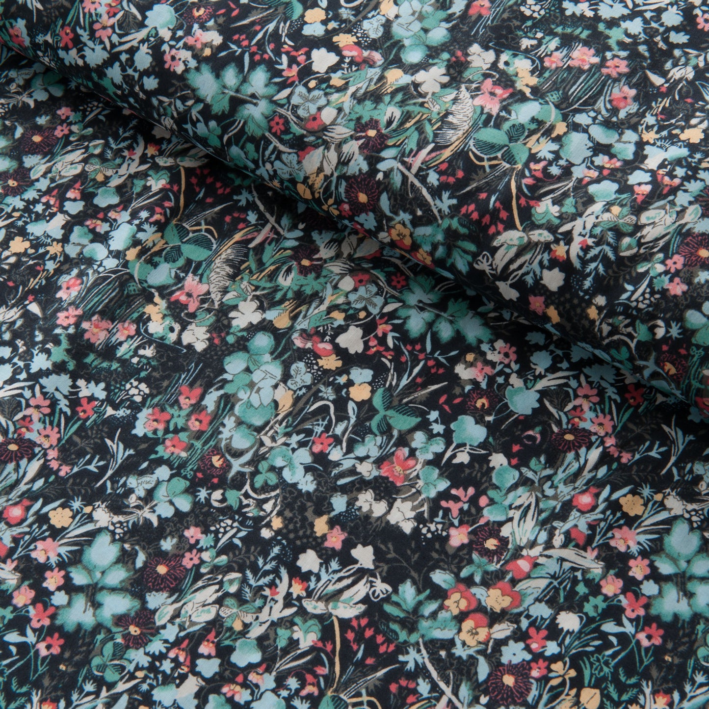 Annette Pima Cotton Lawn Fabric in Black