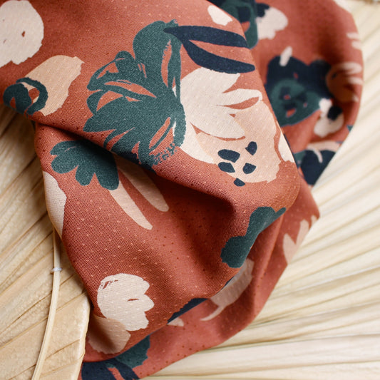 Atelier Brunette - Posie Chesnut Viscose Dobby Fabric