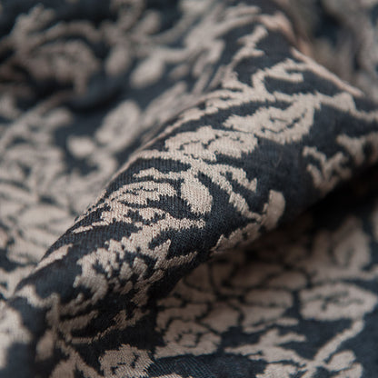 Black and Coffee Floral Jersey