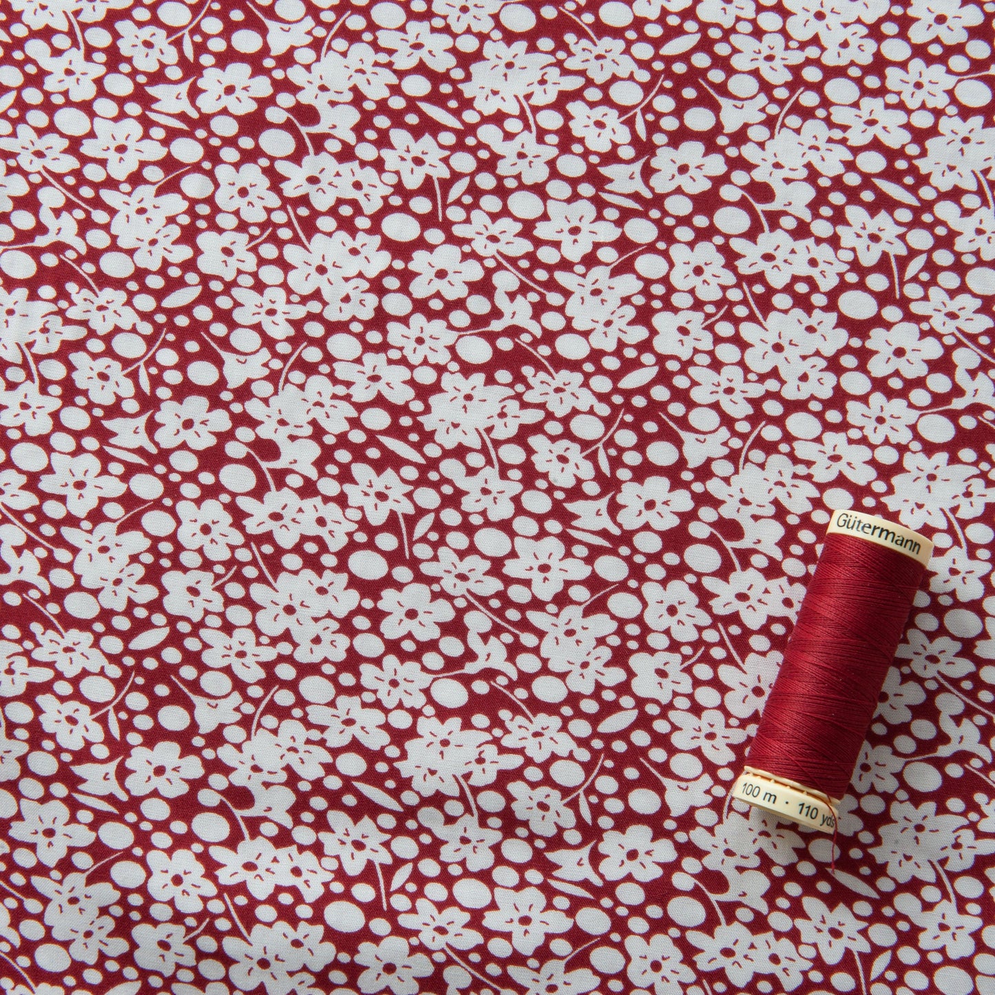 Chantelle Viscose Fabric in Red