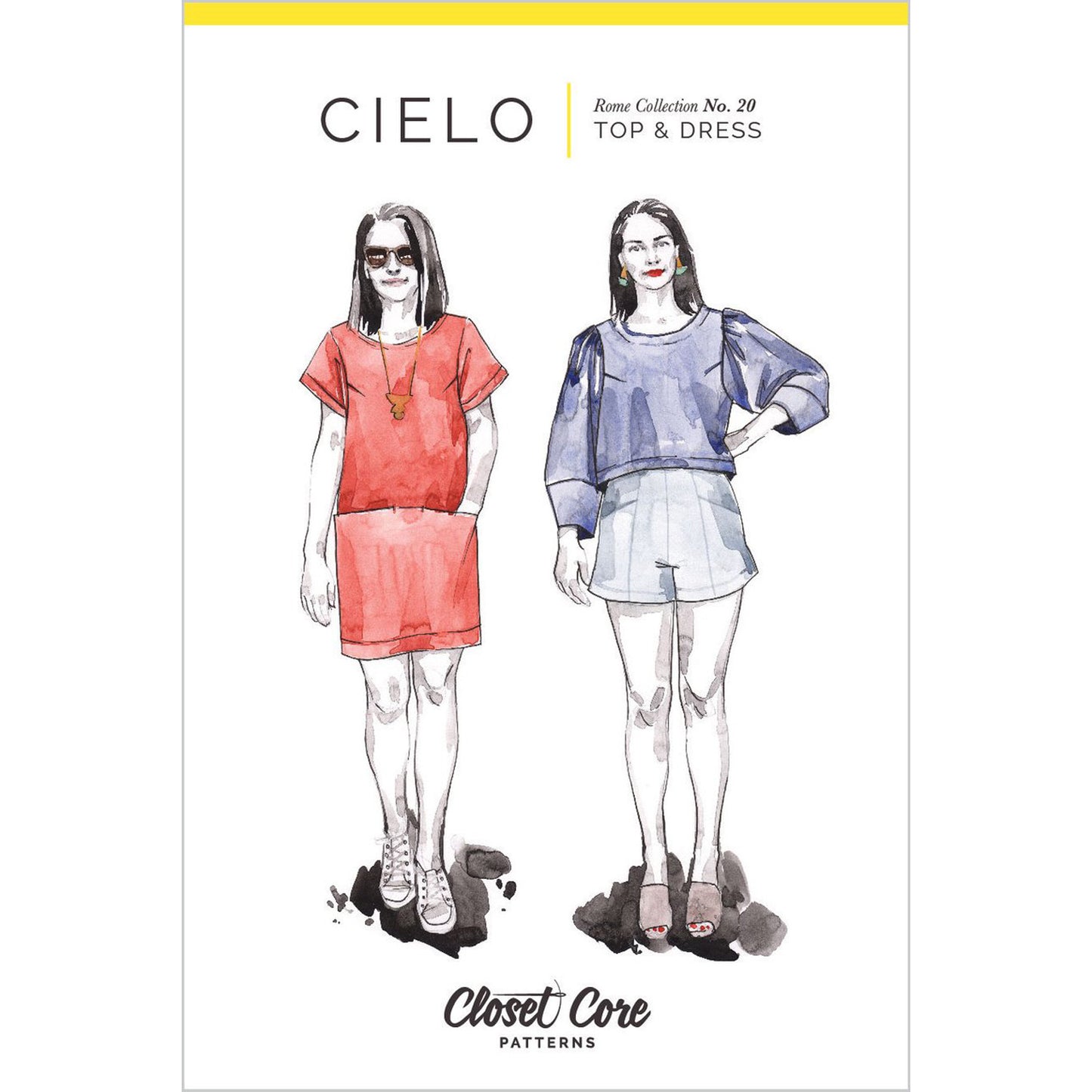 Cielo Top and Dress Sewing Pattern - Closet Core Patterns