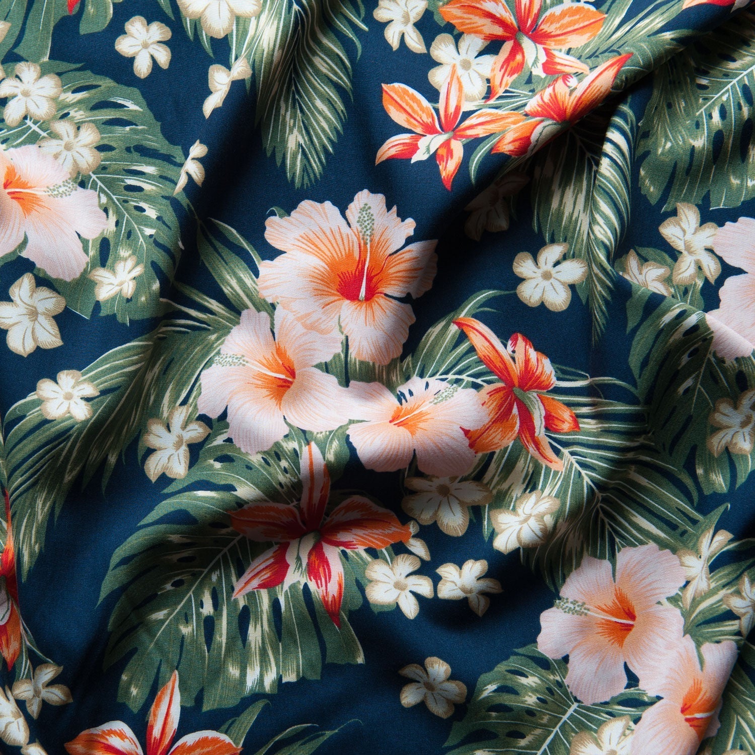 Milk Flowers Fabric Viscose Cotton Dress Fabric Natural | Etsy