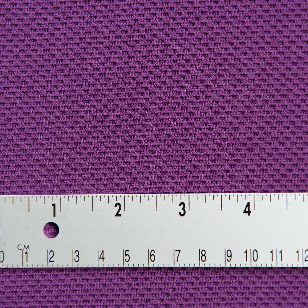 Purple Textured Ponte Roma Jersey - 1.25m