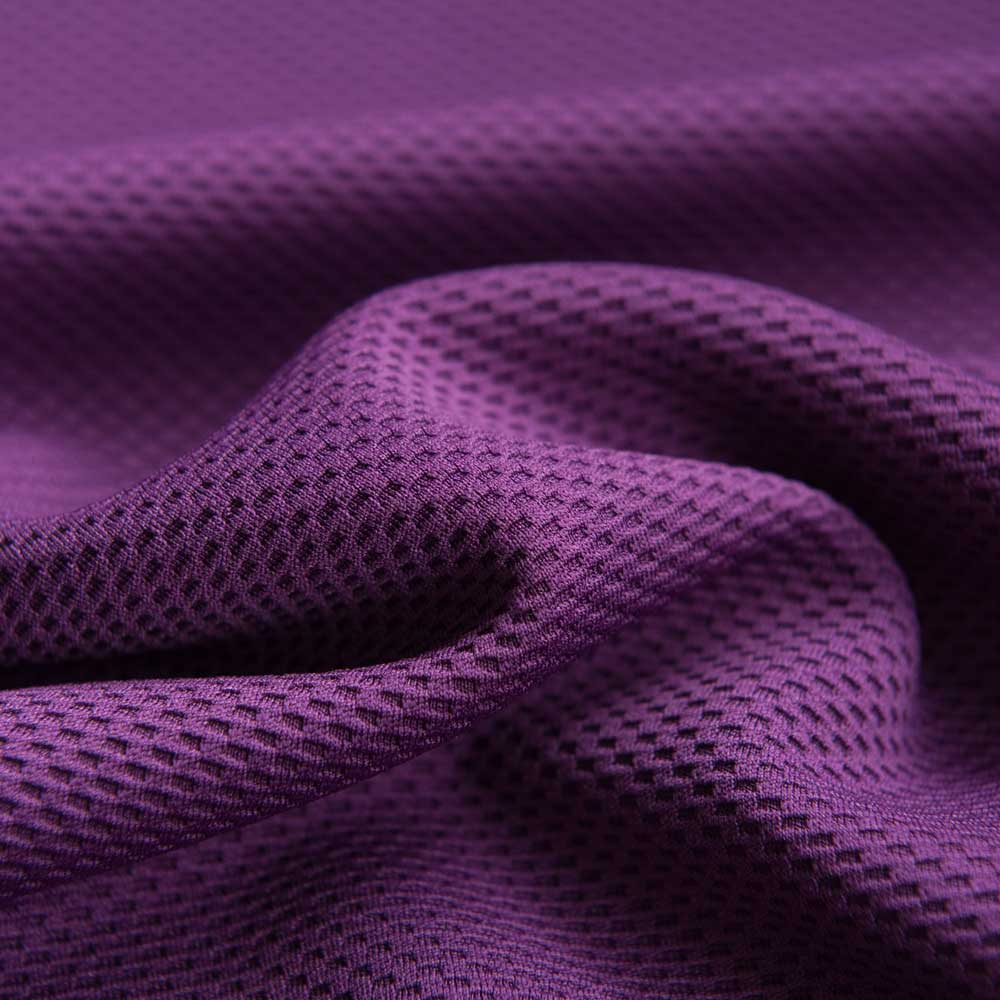 Purple Textured Ponte Roma Jersey - 1.25m