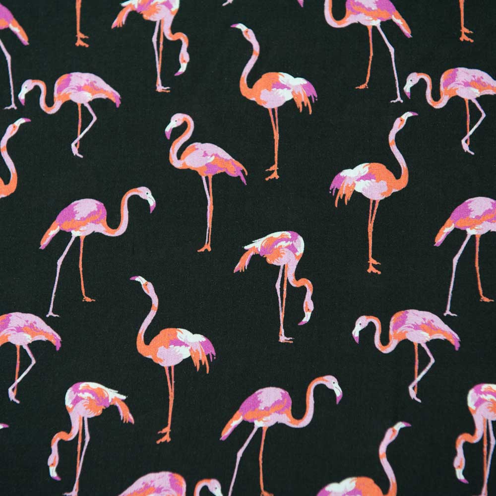 Flamingoes Viscose - 70cm