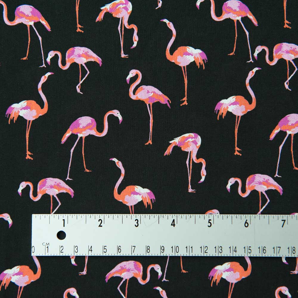 Flamingoes Viscose - 70cm