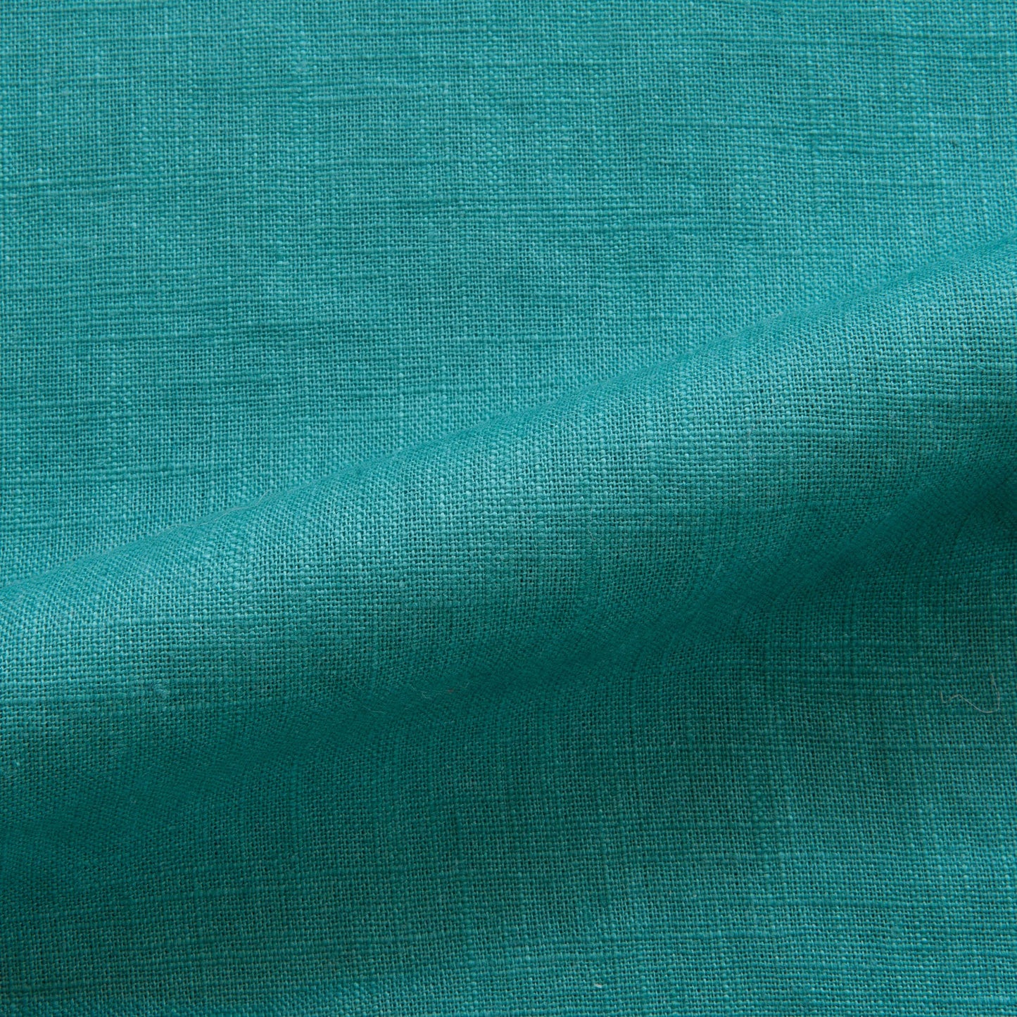 Enzyme Washed Linen in Teal Green - 60cm
