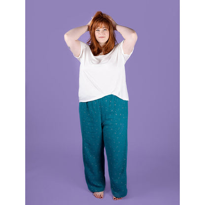 Jaimie Pyjama Bottoms and Shorts Sewing Pattern - Tilly and the Buttons (Old Version UK Size 4 - 24)