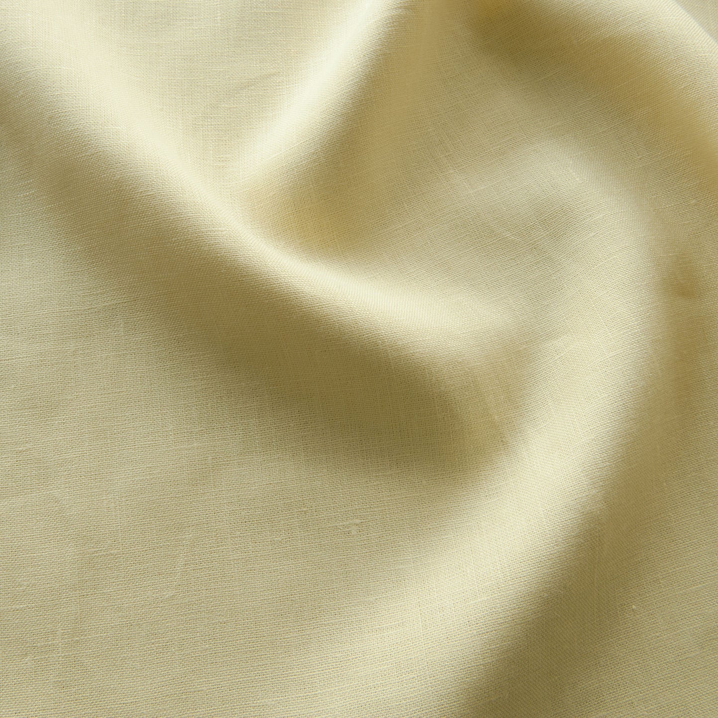Irish Linen Fabric in Lemon