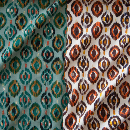 Lulu Viscose Lurex in Sand - 1.5m